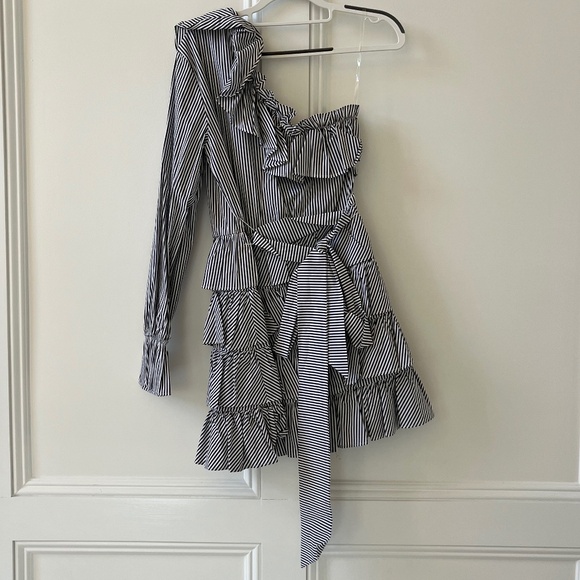 PICNIC VIBES POPLIN STRIPE ROMPER Medium - Picture 2 of 3